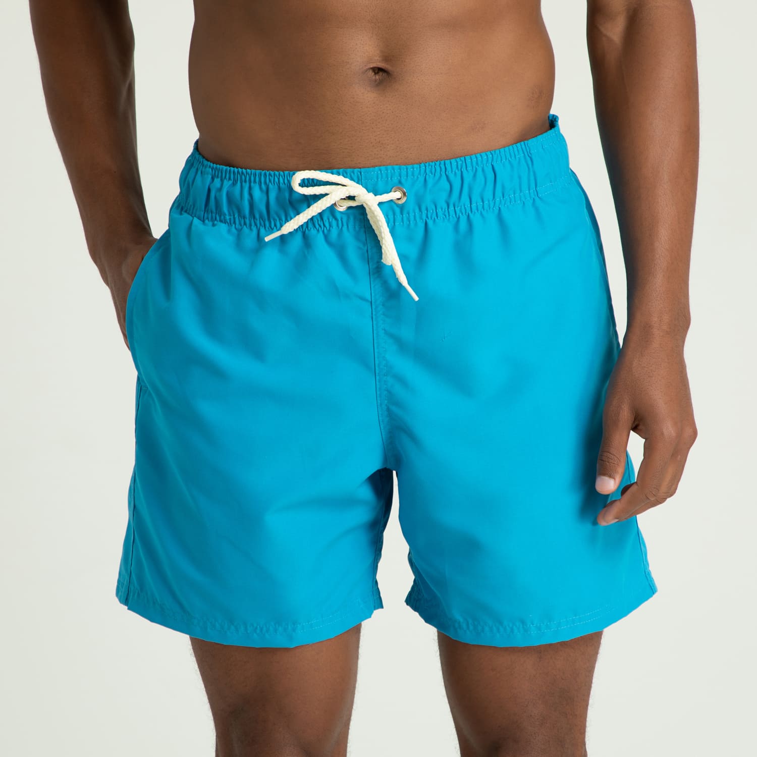 Comprar Short de Praia com Bolsinho Estampado Azul Praia - a