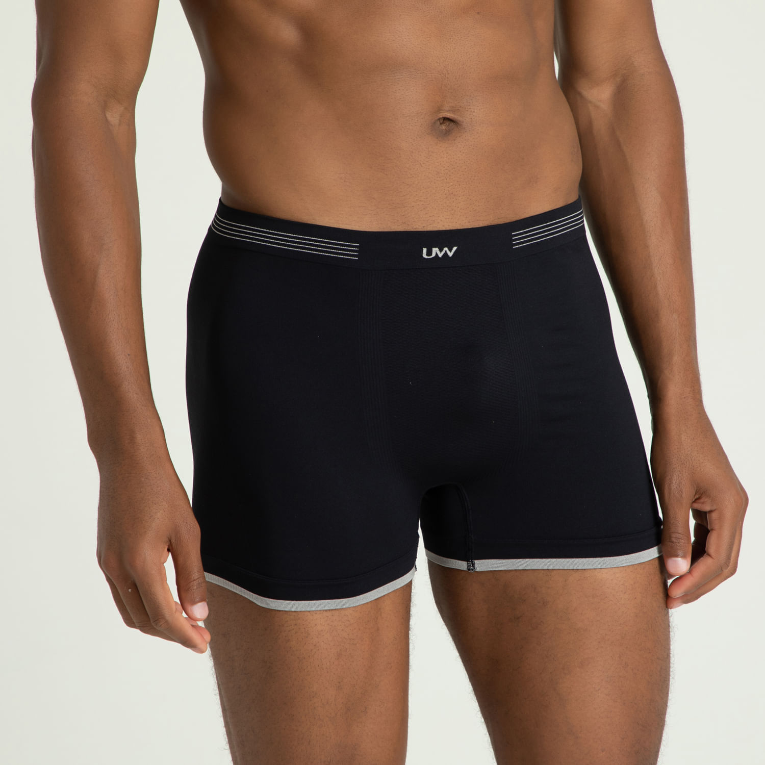 Calvin Klein Cueca boxer masculina de microfibra elástica,  Black/Black/Black, Small