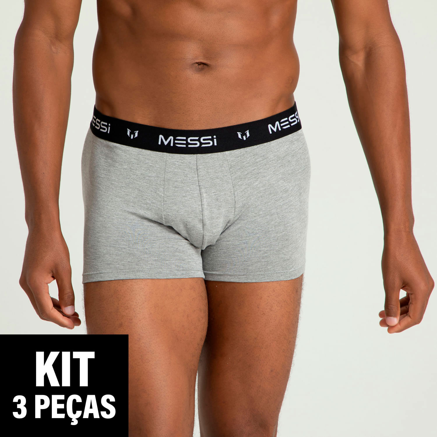 Kit Cueca Boxer Underwear C/ 10 Peças - Branco+Preto